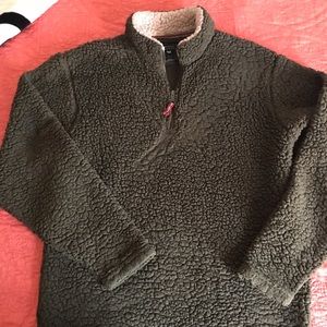 Southern Marsh Sherpa Pullover Olive Color